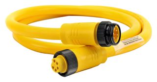 AMPHENOL SINE/TUCHEL MN57A4AC01M030 Sensor Cable, miniBOSS, M22 Plug, M22 Receptacle, 5 Positions, 3 m, 9.842 ft, miniBOSS M22 Series