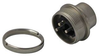 AMPHENOL SINE/TUCHEL T3262000 Circular Connector, Standard Circular Connector, C091A Series, Panel Mount Receptacle, 3 Contacts