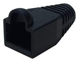 MULTICOMP MC001548 Connector Accessory, Black, Strain Relief Boot, RJ45 Modular Connectors, 1 Positions