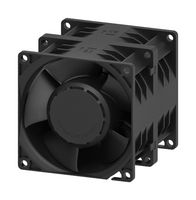 MULTICOMP PRO MP006483 Ventilador axial de CD, 12 V, Cuadrado, 80 mm, 80 mm, Rodamiento Bola de Precisión, 151.5 CFM