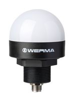 WERMA 240 520 00 Beacon, Multifunction, Multicolor, 24 VDC, IP65/IP69K, -20 to 50°C, 3.11" H, 2.17" Lens