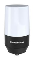 WERMA 240 600 01 Beacon, Steady, Multicolor, 24VDC, IP65/IP69K, -20 to 50°C, 4.37" H, 2.17" Lens, 5Pin M12 Connector
