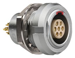 LEMO ECG.0B.307.CLL Conector Circular, Standard Circular Connector, 0B Series, Hembra de Montaje Panel, 7 Contactos