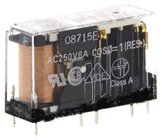 OMRON INDUSTRIAL AUTOMATION G7SA-2A2B 24VDC Safety Relay, 24 VDC, DPST-NO, DPST-NC, G7SA Series, Through Hole, Socket, 6 A, PC Pin, Plug In