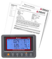 TRIPLETT TMDL400-NIST Data Logger, 6 x 4 x 1.5", w/ NIST, Thermocouple, 4 Channel, Temperature, LCD