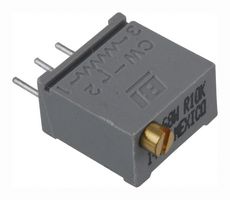TT ELECTRONICS / BI TECHNOLOGIES 68WR10KLF Trimmer, Multi Turn, Cermet, Top Adjust, 10 kohm, Through Hole, 20 Turns