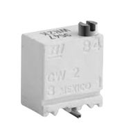 TT ELECTRONICS / BI TECHNOLOGIES 84WR200LFTR Trimmer, Multi Turn, Cermet, Top Adjust, 200 ohm, Surface Mount, 12 Turns