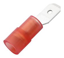 MULTICOMP PRO MP016958 Quick Disconnect Terminal, Male Quick Disconnect, 4.75mm x 0.8mm, 0.187" x 0.031", 22 AWG, 16 AWG