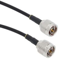 AMPHENOL RF 095-850-336-036 Cable RF / Coaxial ensamblado, 36 ", 914.4 mm, RG58 Alta Flexibilidad, N Macho, N Macho, 50 ohm