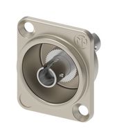 NEUTRIK NO1-FD-ST Fiber Optic Adapter, Singlemode, Multimode, ST Simplex, ST Simplex, Straight Adaptor