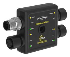 BANNER ENGINEERING DXMR50-LB-MPA-PI Logic Block, PNP, 1 Input/ 1 Output Digital & Analog, 4 to 20 mA Analog Output, DXMR50 Series