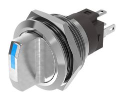 EAO 82-6111.2224 Interruptor Giratorio, SPDT, Azul, IP65, 2 Posiciones, 1 polos, 90 °, 1 A, 110 V, 82 Series