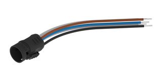 EAO 82-945.0200 Cable Enchufable, Interruptores Pulsadores/Selectores 16mm, Plástico, 5 Hilos, Terminal Cable 200mm