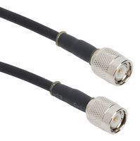 AMPHENOL RF 095-850-335M200 RF / Coaxial Cable Assembly, 3GHz Frequency, 6.6 ft, 2 m, RG58 High Flex, TNC Plug, TNC Plug