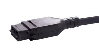 HARTING 33400100204010 Cable Assembly, 3+PE, Wire to Board Receptacle to Free End, 3 Positions, 2 Row, 1 m, 3.3 ft