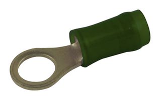 AMP - TE CONNECTIVITY 50832-1 Ring Tongue Terminal, Heat Resistant, PTFE, M5, #10, 20 AWG, 0.6 mm², STRATO-THERM Series, Green