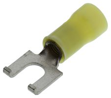 AMP - TE CONNECTIVITY 52856-1 Fork / Spade Tongue Terminal, PLASTI-GRIP Series, 6.64 mm², M5, #10