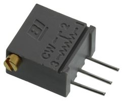 TT ELECTRONICS / BI TECHNOLOGIES 68XR100KLF Trimmer, Multi Turn, Cermet, Side Adjust, 100 kohm, Through Hole, 20 Turns