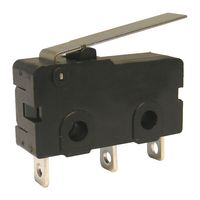 E-SWITCH MS0850501F045S1A Microswitch, Miniature, Straight Lever, SPDT, Solder Lug, 5 A