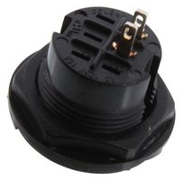 RR3130ABLKBLKFS - E-switch - Rocker Switch, On-Off, SPST