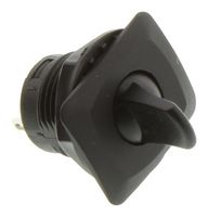 E-SWITCH RR3402C Rocker Switch, On-None-On, SPDT, Non Illuminated, Panel Mount, Black, RR3402 Series