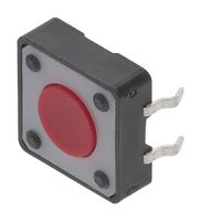 E-SWITCH TL1100DF260Q Tactile Switch, TL1100 Series, Top Actuated, Through Hole, Round Button, 260 gf, 50mA at 12VDC