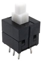 E-SWITCH TL2201EEXB Pushbutton Switch, Subminiature, TL2201 Series, DPDT-DB, On-On, Plunger for Cap, Ivory