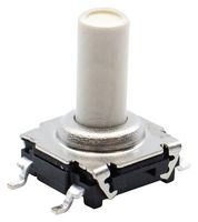 E-SWITCH TL6120DF500QG Tactile Switch, TL6120 Series, Top Actuated, Surface Mount, Round Button, 500 gf, 50mA at 12VDC
