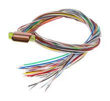 ITT CANNON MDM-25SH003B D Sub Connector, Micro D, Receptacle, MDM Series, 25 Contacts, Crimp