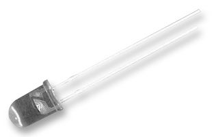 MULTICOMP PRO OVL-5524 LED, Green, Through Hole, T-1 3/4 (5mm), 30 mA, 3.2 V, 520 nm