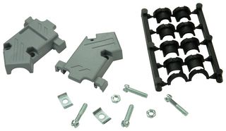 MULTICOMP PRO SPC14936 D Sub Backshell, Deluxe Series, DE, 45°, Thermoplastic Body