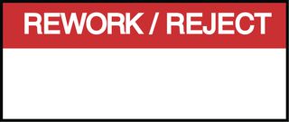 MULTICOMP PRO 7827316 Label, Self Adhesive, 16 mm, 38 mm, Nylon Cloth, Rework, Reject