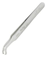 WELLER EREM 32BSA Tweezers, SMD Handling, Curve/Round Tip, 115 mm, Stainless Steel