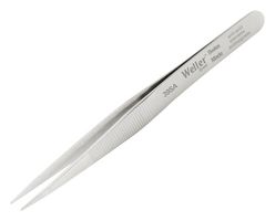 WELLER EREM 39SA Tweezers, SMD Handling, Straight/Round Tip, 110 mm, Stainless Steel