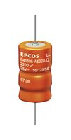 TDK B41690A7258Q001 Capacitor Electrolítico, 2500 µF, 35 V, -10%, +30%, Conexión Axial, 5000 horas a 125°C, Polar