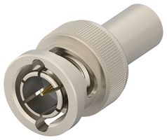 TE CONNECTIVITY 2485918-1 RF / Coaxial Connector, BNC Coaxial, Straight Plug, Crimp, 75 ohm, RG59, Brass