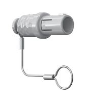 ODU-USA KM1-097-0C6-934-007 Dust Cap / Cover, Gray, 60Deg Coding, Protective Cover with Lanyard