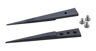 TRONEX 71-ZJK-RT Replacement Tweezers Tip, Straight/Beveled, 1.772" OAL, ZTA (Zirconia Toughened Alumina)