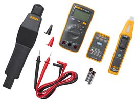 FLUKE FLK-BK120-107 Breaker Finder and Transmitter, 107 Pocket Digital Multimeter, Quick Guide, Batteries