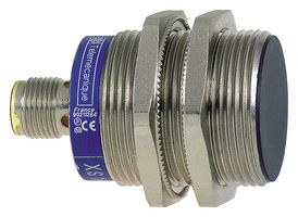 TELEMECANIQUE SENSORS XS1N30NA349D Inductive Proximity Sensor, Cylindrical, OsiSense XS, M30, 20mm, NPN, 12 to 24V