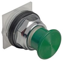 SCHNEIDER ELECTRIC 9001KR24G Switch Actuator, Green, Schneider Harmony 9001K Series 30mm Pushbutton Switches