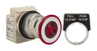SCHNEIDER ELECTRIC 9001KR8P1RH25 Industrial Pushbutton Switch, Harmony 9001K Series