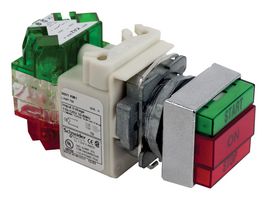 SCHNEIDER ELECTRIC 9001KXRG137 Industrial Pushbutton Switch, Harmony 9001K Series