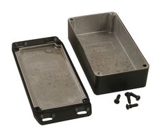 HAMMOND 1590WBFLBK Alojamiento Metálico, Impermeable, Small, Aluminio fundido a presión, 30.99 mm, 60.5 mm, 138 mm