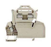 WEIDMULLER 1616460000 Fused Terminal Block, 2 Positions, 26 AWG, 12 AWG, 4 mm², Clamp, 15 A