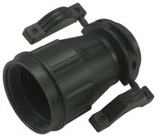 SOURIAU-SUNBANK / EATON UTG22AC Circular Connector Clamp, Straight w/ strain relief, 22, 23 mm, Souriau Trim Trio UTG Series