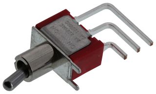 E-SWITCH 100SP1T2B4M7QE Toggle Switch, Miniature, On-None-On, SPDT, Non Illuminated, 100 Series, Through Hole, 5 A
