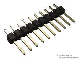 WURTH ELEKTRONIK 61301011121 Pin Header, Board-to-Board, 2.54 mm, 1 Rows, 10 Contacts, Through Hole, WR-PHD Series