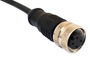 BULGIN LIMITED PXPPVC12FBF12ACL010PVC Cable de Sensor, M12 Hembra, Extremo Libre, 12 Contactos, 1 m, 3.28 ft, Buccaneer M12 Series