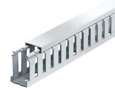 ABB - THOMAS & BETTS TYD1X2WPG6 Raceway Duct Fitting, PVC (Polyvinylchloride), Gray, 1.829 m, 1.25 ", 2.1 ", Ty-Duct Series